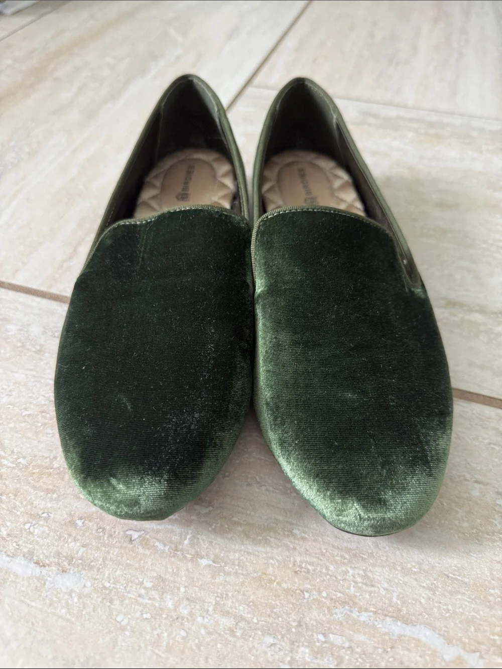 Birdies The Starling velvet flats 7.5